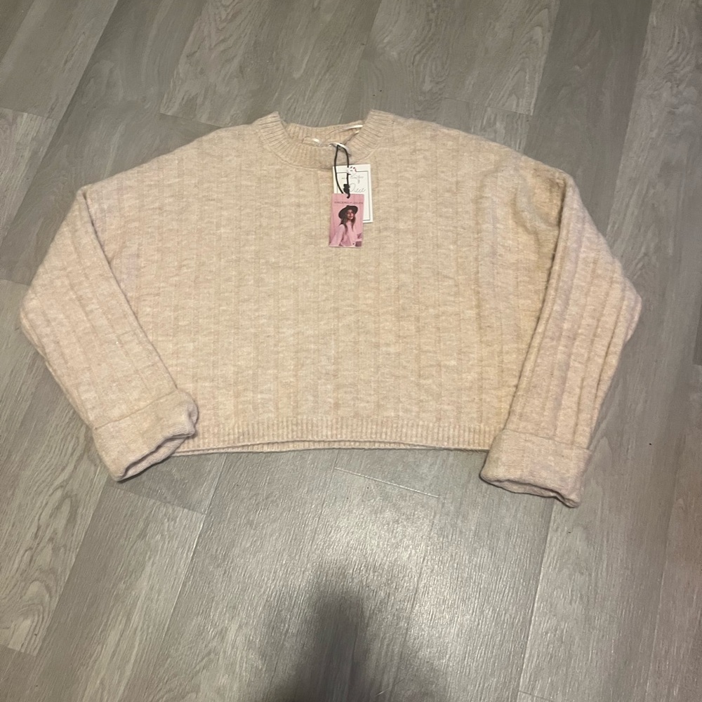 Sincerely Jules Cream‎ Crew Neck Sweater